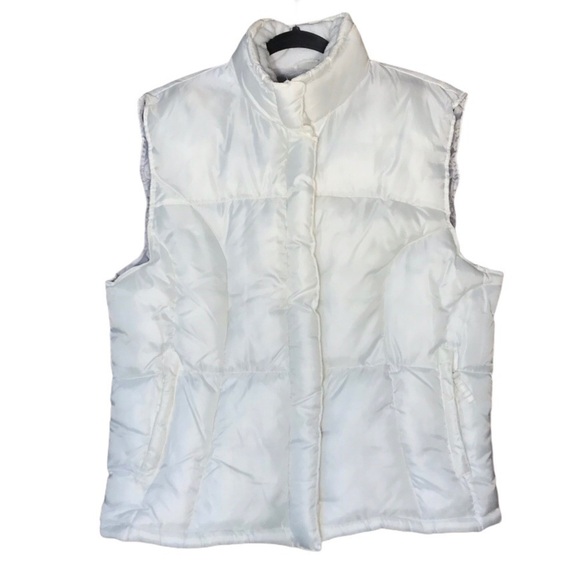 Snozu Women’s Puffer Full Zip Front Vest Zip Secured Side Pockets Size XLarge - Picture 1 of 15